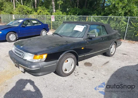 1994 Saab 900 из США, поврежденный, VIN YS3AL76L7R7002511